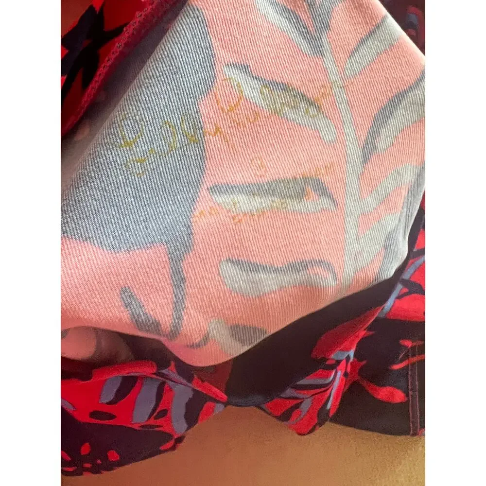 Lilly Pulitzer Bobby Rashguard Set Up Size 3 Ruby Red Heron My Own